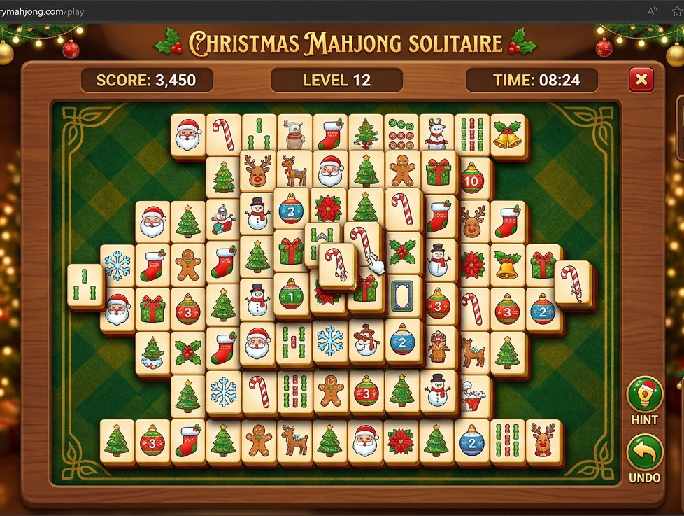 Christmas Mahjong Solitaire